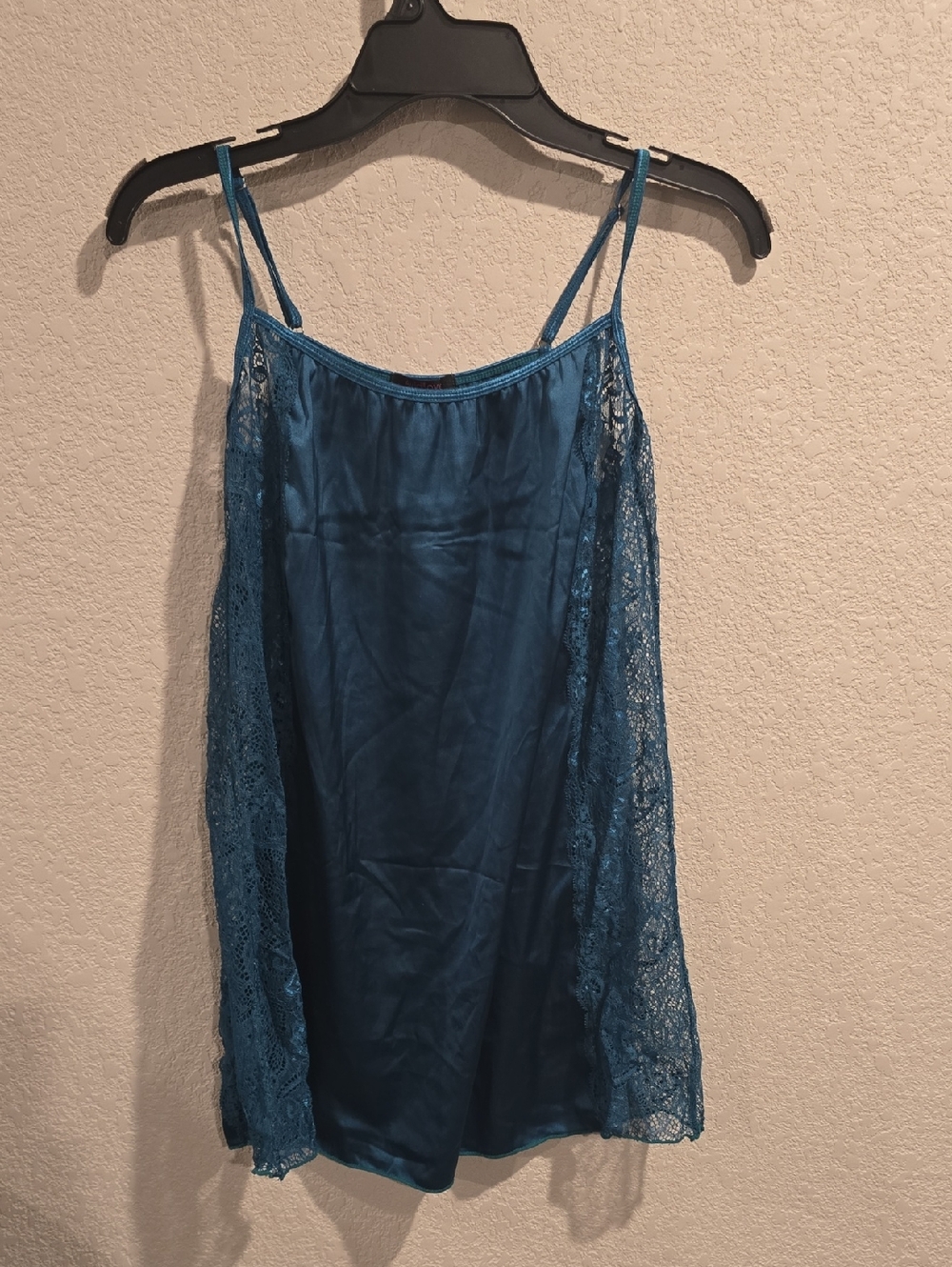 Avidlove Teal Satin & Lace Lingerie Chemise
